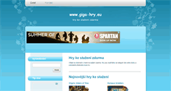 Desktop Screenshot of giga-hry.eu